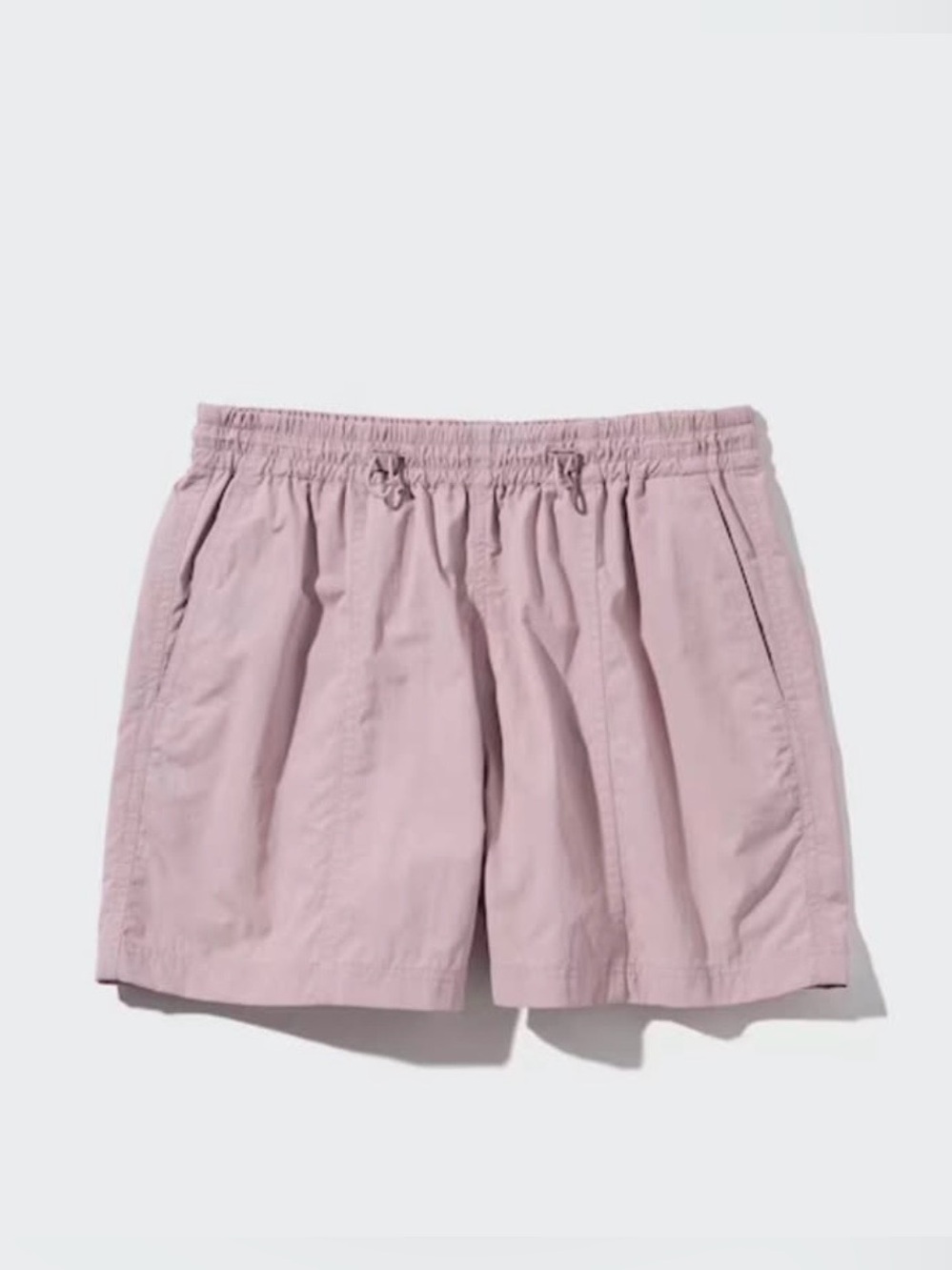 Uniqlo Parachute Shorts in Lavender/Pink